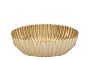 MELAMINE LISA GOLD BOWL 25X25X9CM