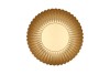 MELAMINE LISA GOLD BOWL 25X25X9CM