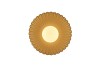 MELAMINE LISA GOLD POT 13X10X12CM