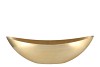 MELAMINE LISA GOLD BOAT OVAL 55X14X18CM