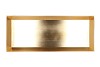 MELAMINE LISA GOLD BOWL SQUARE 50X20X4CM