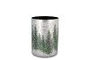 RUBY SILVER T-LIGHT FOREST 9X10CM NM