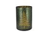 RUBY GREEN T-LIGHT X-MAS TREE 10X13CM NM