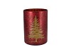 RUBY RED T-LIGHT X-MAS TREE 10X13CM NM