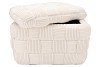 STRIPE OFFWHITE POOF RECTANGLE LAYERS 60X40X42CM