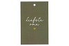 GIFT BOUQUET CARD LIEFSTE OMA BROWN 6X9CM P/25