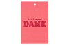 GIFT BOUQUET CARD 1000 MAAL DANK PINK 6X9CM P/25