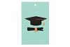 GIFT BOUQUET CARD GRADUATED MINT 6X9CM P/25