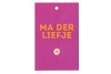 GIFT BOUQUET CARD MA DER LIEFJE FUCHSIA 6X9CM P/25