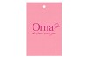 GIFT BOUQUET CARD OMA HOU VAN JOU PINK 6X9CM P/25