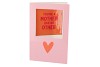 GIFT TILE CARD HOLIDAY WISHES FUCHSIA 21X14X1CM