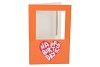 GIFT TILE CARD HAPPY BIRTHDAY ORANGE 21X14X1CM