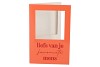 GIFT TILE CARD LIEFS VAN JE ORANGE 21X14X1CM