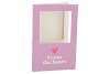 GIFT TILE CARD FROM THE HEART LILAC 21X14X1CM