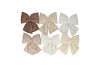 DECO SAND BOW X-MAS ASS 21X25CM