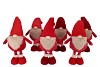 GNOME RED DECO WITH LONG LEGS ASS 21X60X100CM