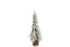SILK X-MAS TREE SNOW 12X32CM