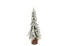SILK X-MAS TREE SNOW 15X39CM