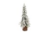 SILK X-MAS TREE SNOW 15X50CM
