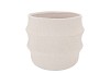 CASCAIS WHITE POT 25X25X22CM