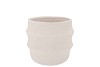 CASCAIS WHITE POT 17X17X15CM