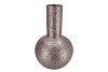 EVORA METALLIC GREY VASE TUBE 30X30X49CM