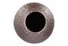 EVORA METALLIC GREY VASE TUBE 30X30X49CM