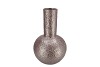 EVORA METALLIC GREY VASE TUBE 25X25X39CM