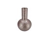 EVORA METALLIC GREY VASE TUBE 13X13X19CM