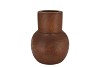 WOODY DARK NATURAL BROWN VASE NECK 23X23X29CM