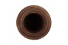 WOODY DARK NATURAL BROWN VASE LONG 24X24X43CM