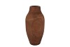 WOODY DARK NATURAL BROWN VASE FLOWER 19X19X39CM