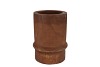 WOODY DARK NATURAL BROWN VASE CILINDER 23X23X31CM