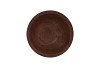 WOODY DARK NATURAL BROWN BOWL ROUND 29X29X9CM