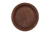 WOODY DARK NATURAL BROWN PLATE 42X42X6CM