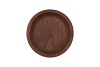 WOODY DARK NATURAL BROWN PLATE 35X35X6CM