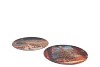 MELAMINE PRINT MULTI COLOR PRINT X-MAS TREE ASS 28X28CM