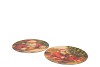 MELAMINE PRINT RED PLATE X-MAS SANTA ASS 28X28CM