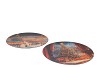 MELAMINE PRINT MULTI COLOR PLATE X-MAS TREE ASS 33X33CM