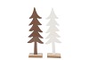 LAUREN BROWN WHITE X-MAS TREE WOOD 10X5X30CM