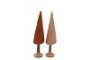 LAUREN BROWN PINE TREE DECO ASS 7X7X31CM