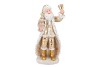 LESLY GOLD SANTA CLAUS DECO 19X16X37CM