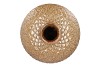 MIKA CARAMEL VASE ACORN 24X24X36CM