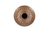 MIKA BROWN VASE ACORN 14X14X20CM
