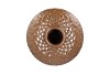 MIKA BROWN VASE ACORN 17X17X26CM
