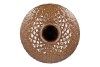 MIKA BROWN VASE ACORN 24X24X36CM