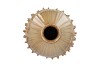 MIKA CARAMEL VASE CHESTNUT 24X24X24CM