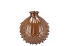 MIKA BROWN VASE CHESTNUT 13X13X13CM