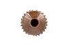 MIKA BROWN VASE CHESTNUT 13X13X13CM