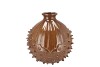 MIKA BROWN VASE CHESTNUT 16X16X17CM